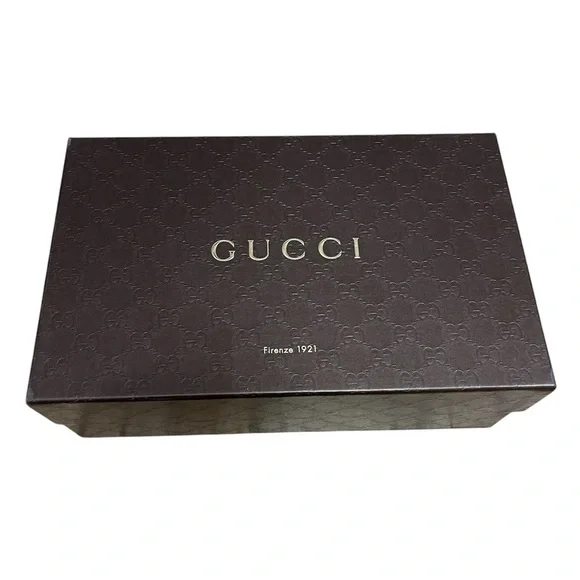 Gucci GG Marmont Fringe Suede Platform Heeled Pumps - Picture 7 of 7